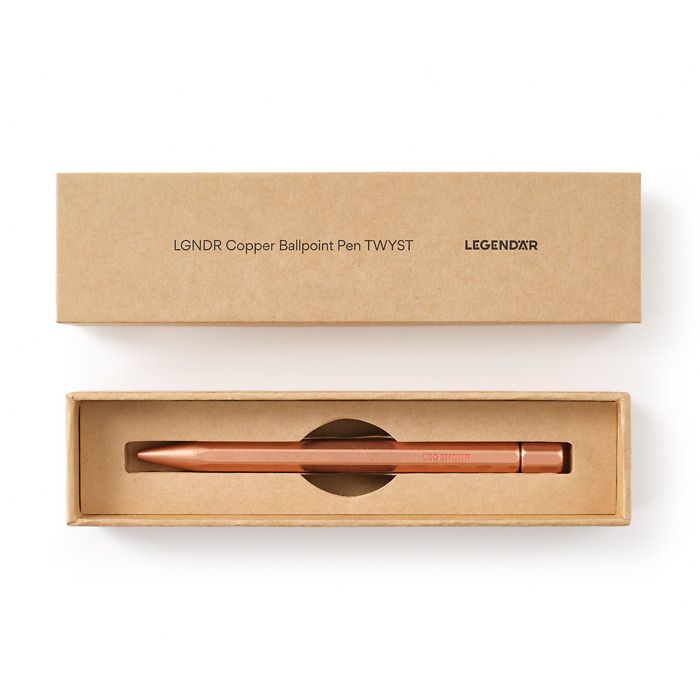 LGNDR Copper Ballpoint Pen TWYST